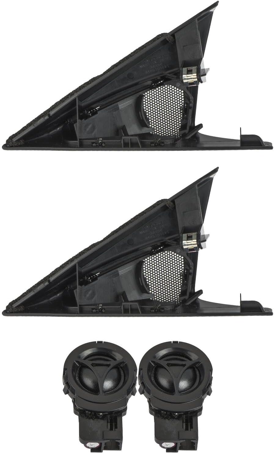 Generic Genuine OEM 2009-2013 for Subaru Forester Tweeter Speaker Upgrade Kit w/Covers H6318SC000