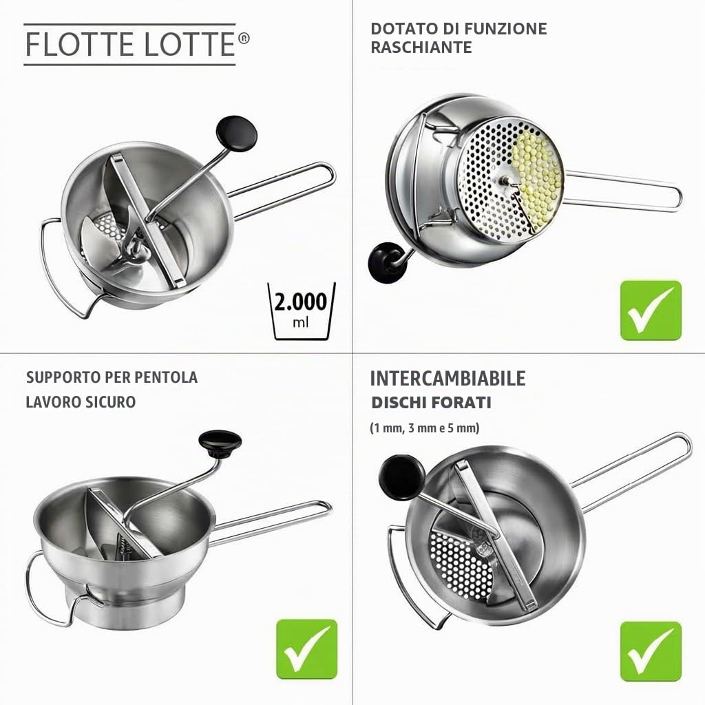 Gefu - Passaverdure Flotte Lotte, Multicolore