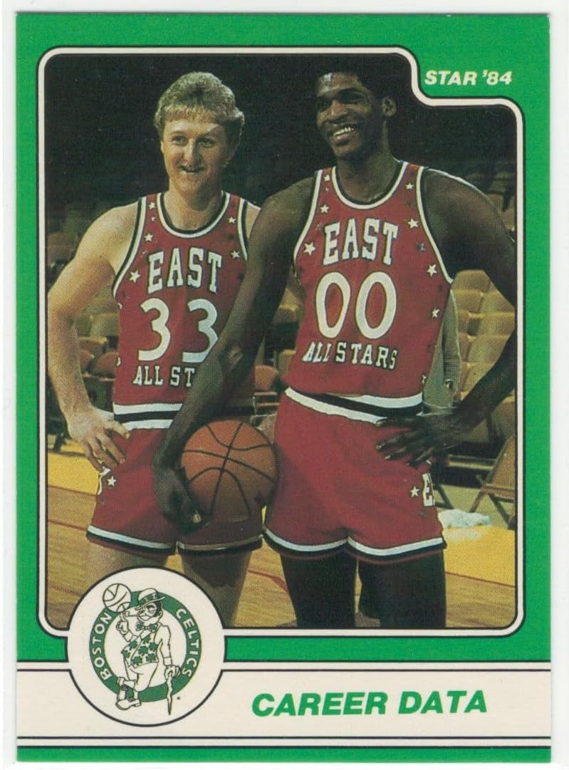 1984-85 Star Larry Bird & Robert Parrish "Larry Bird Celtics Superstar" Basketball Card