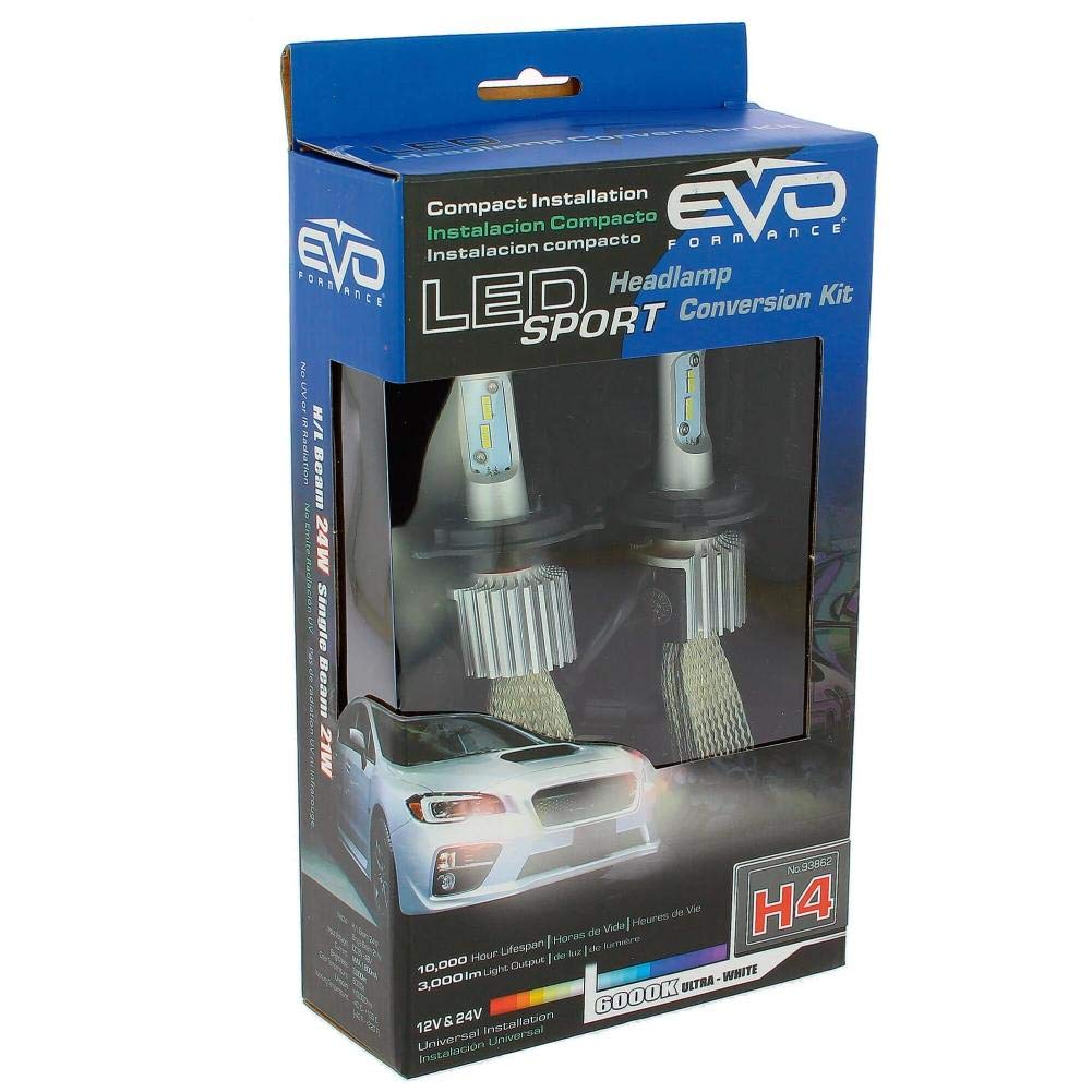 SUMEX EV93862 Set di Conversione Sport per Fari A LED H4 6.000 K.