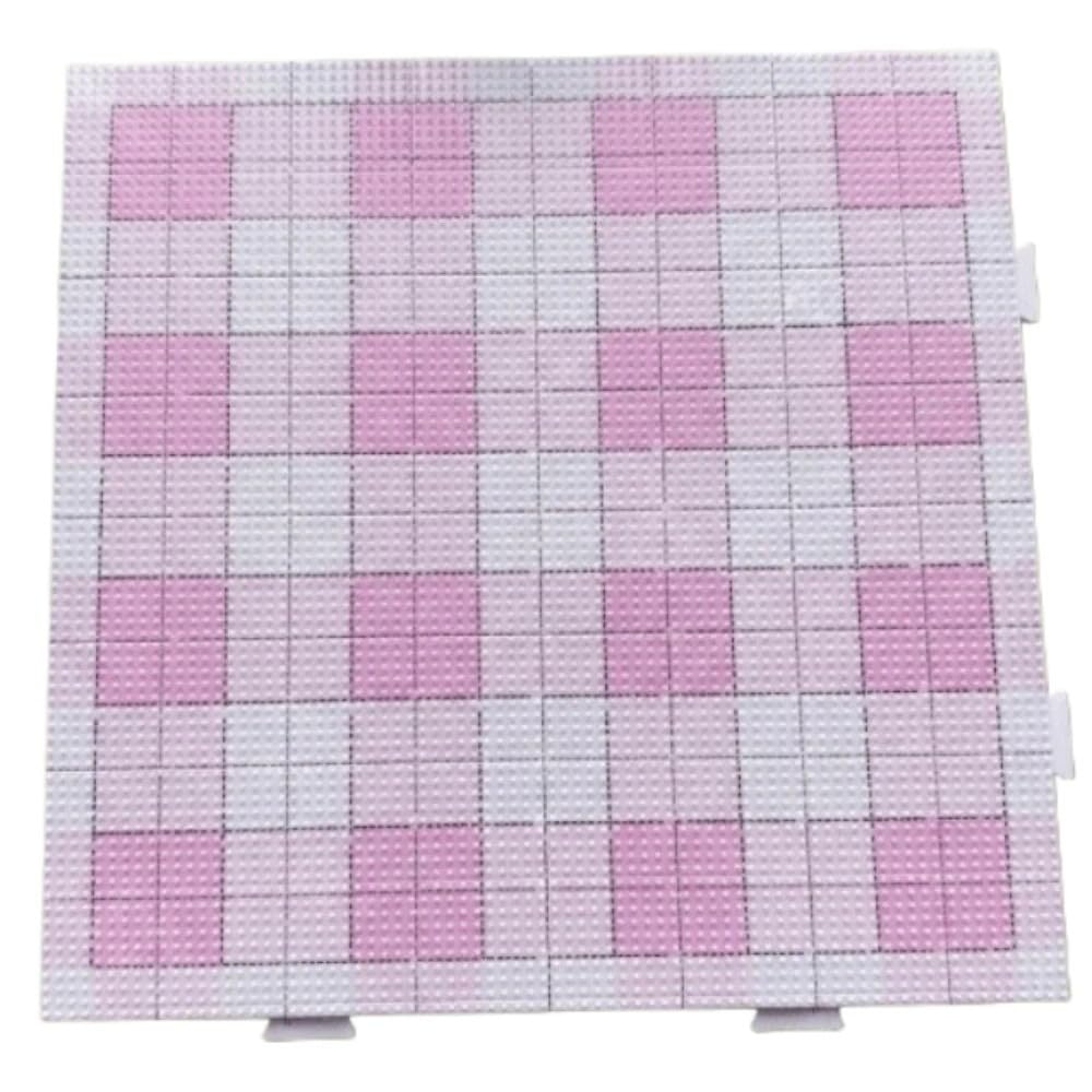78x78 Pins Fuse Beads Pegboards, Hama Beads Pegboard, for DIY Art Projects and Family Activities, Hammer Beads Boards for Skill Development(Pink)