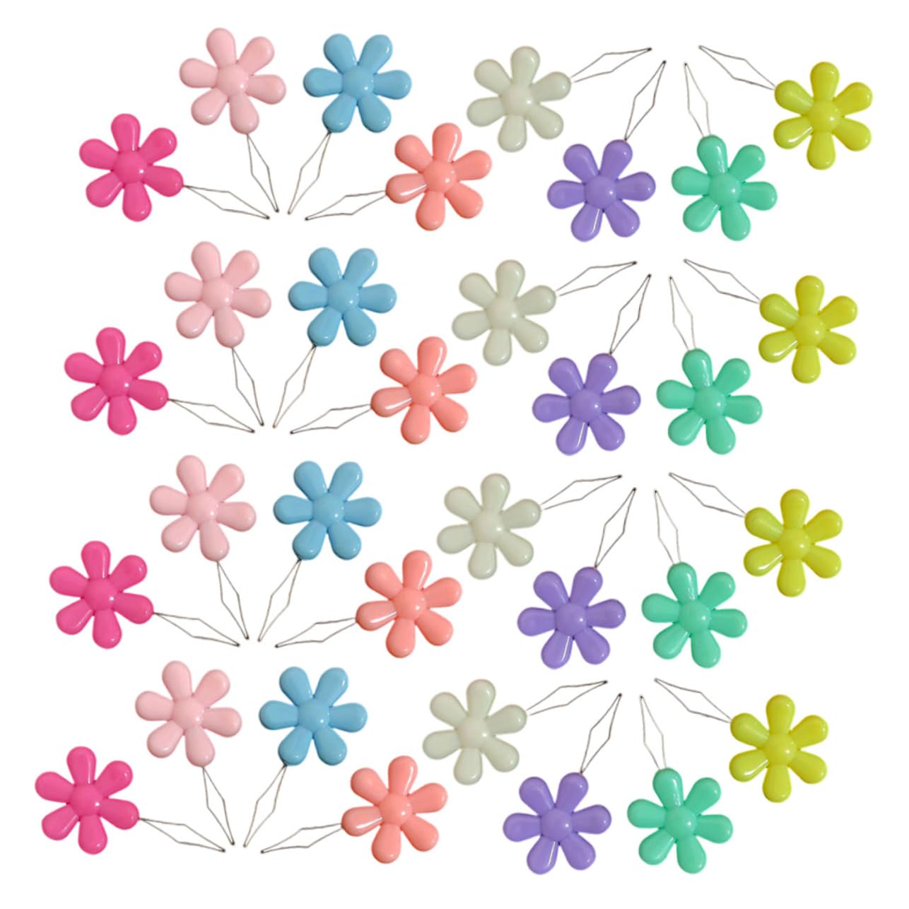 4 Set di Infila Ago A Forma di Fiore per Cucire Ricamo Infila Ago A Mano 50 Pezzi * 4