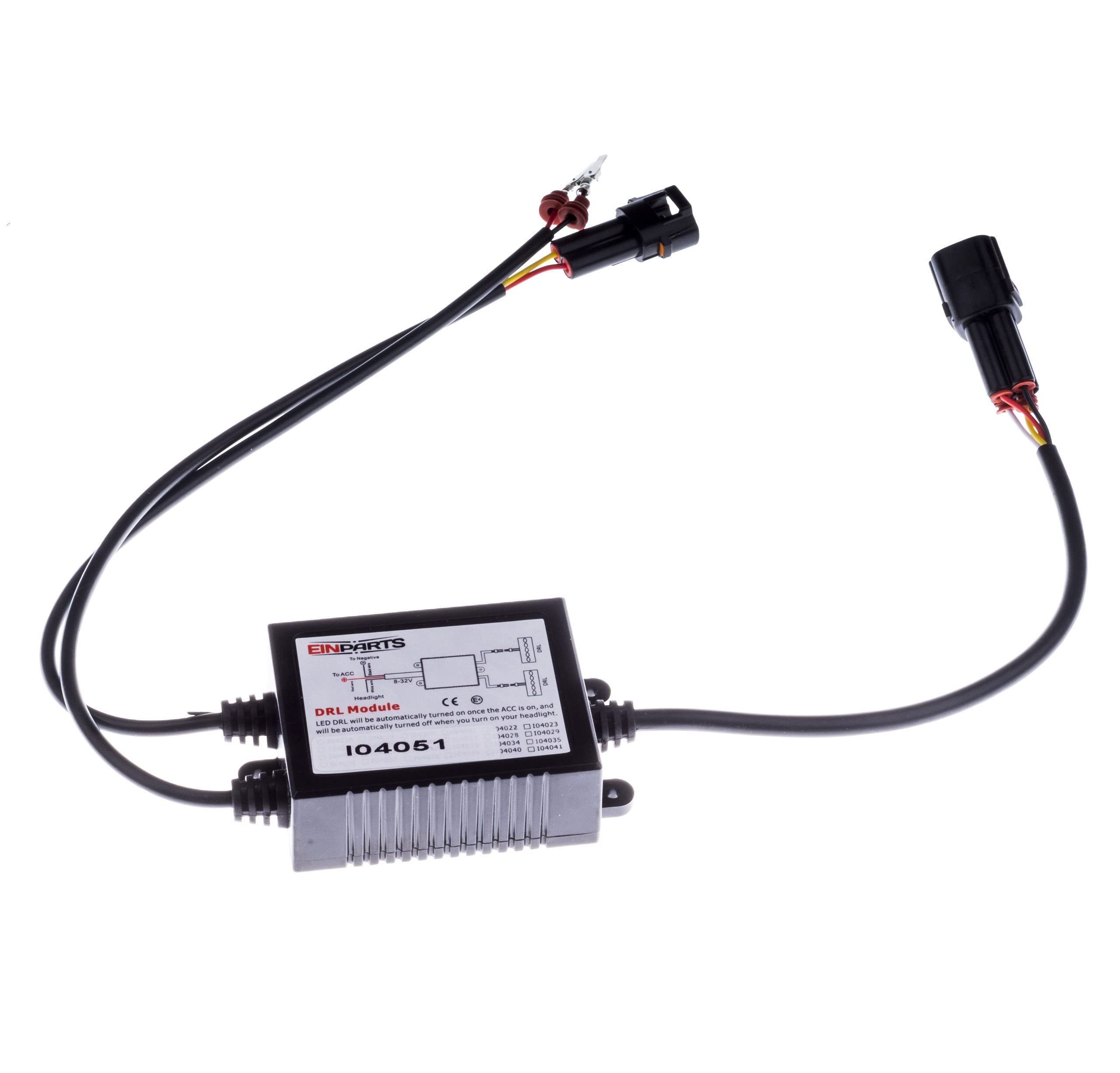 EinParts 2 en 1 Luz de circulación diurna del coche LED con certificado E4 R87, Luz Antiniebla Delantera Para Nissan Qashqai, Cube, Juke, Murano, Note, Patrol, Tiida, Infiniti M, JX, EX, FX