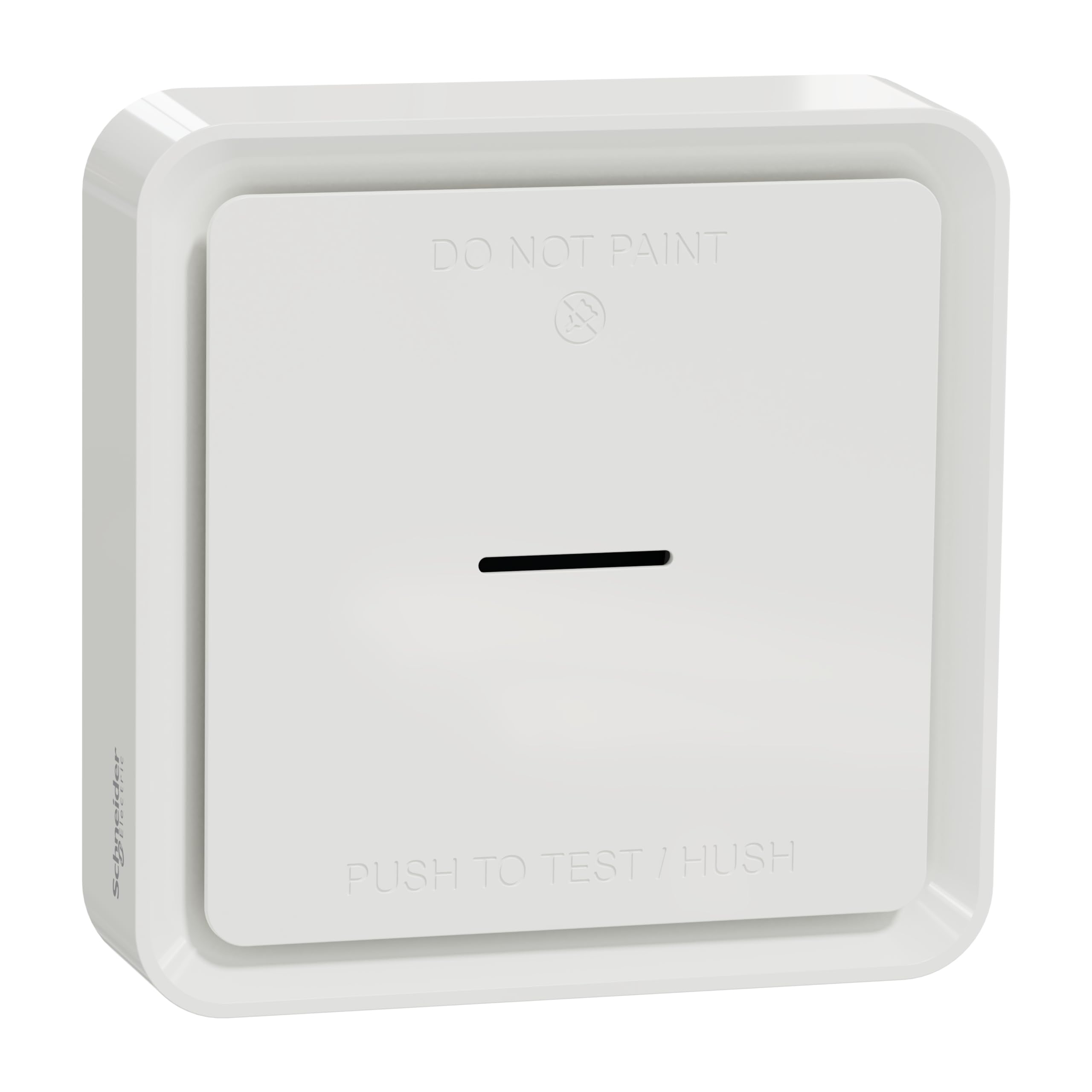 Schneider Electric Wiser Smart Home Rauchmelder, CCT599002 | Steuerung manuell oder per App, über Hub kompatibel mit Alexa und Google, IP20, 10-Jahres Batterie