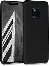 kwmobile Case Compatible with Huawei Mate 20 Pro Case - TPU Silicone Phone Cover with Soft Finish - Black Matte