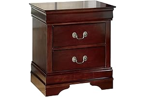 Signature Design by Ashley Alisdair Traditional Dark Wood Nightstand