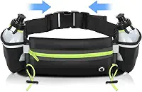 Cinto de Corrida de Hidratação, Cinto de Hidratação de Corrida, Cinto de Corrida com Garrafas, Bolsa de Cintura com Garrafa de Agua, Pochete de Corrida, Cinto com Suporte para Garrafa de Água