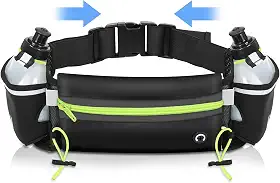 Cinto de Corrida de Hidratação, Cinto de Hidratação de Corrida, Cinto de Corrida com Garrafas, Bolsa de Cintura com Garrafa de Agua, Pochete de Corrida, Cinto com Suporte para Garrafa de Água