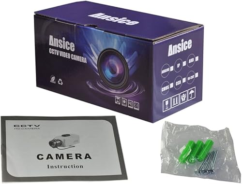 Miniatura 4 de Cámara CCTV impermeable con cable Sistema de vigilancia para el hogar analógico 0.142 in 1000TVL CMOS con IR-Cut IR día noche 36 LED infrarrojos