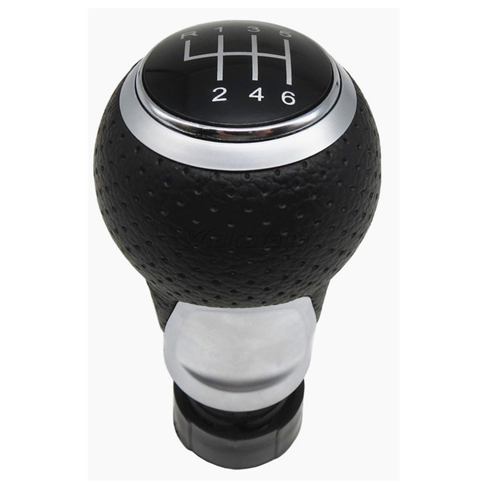 WSBOJXTH Gear Stick Compatible with Seat for Ibiza 6J for Leon MK1 Gear Shift Knob Lever Stick(Sliver 6 Speed)