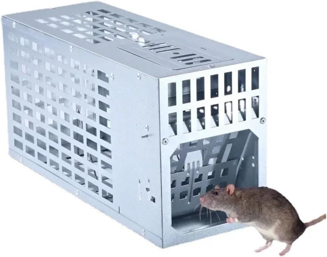 Rat Traps,Automatic Cycle Mouse Trap Reusable Automatic Rat Cages Household Continuous Mousetrap Cage Safe and High Efficiency Mouse Tools