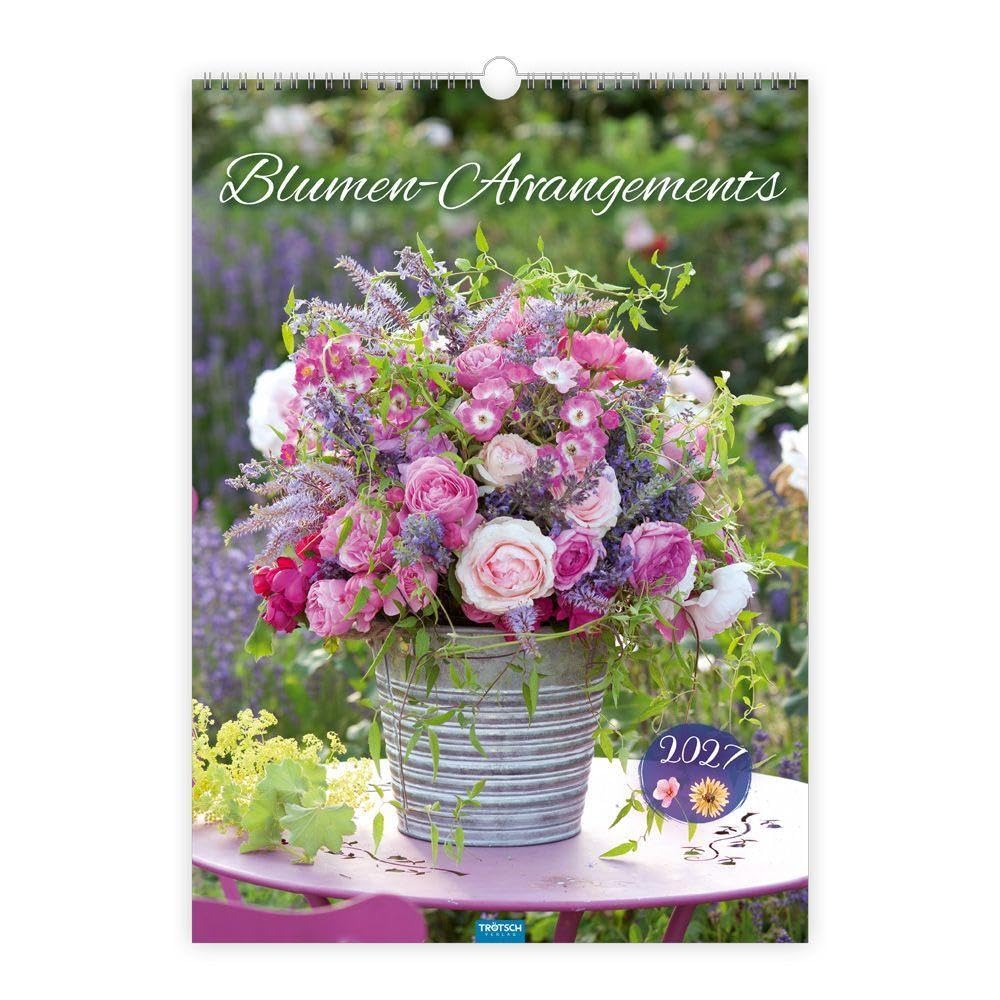 Trötsch Verlag Gmbh & Co. Kg Trötsch Großbildkalender Blumen-Arrangements 2027: Wandkalender