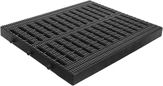 Angoily Drain Grate Outdoor Drainage Cover Channel Grate Rainwater 25x30cm Well Cover Drain Sewer Covers for Driveway Patio Pool Deck