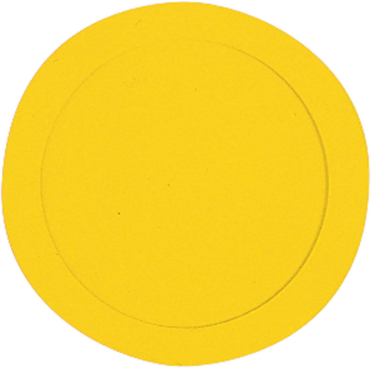 Markwort 9-Inch Rubber Poly Spots-Box of 10 (Yellow)