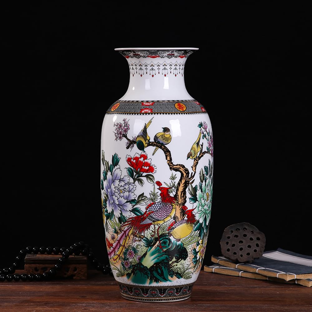 asdchZen Blue & White Porcelain Vases Antique Vase Blue And White Chinese Vase,Plant Containers Accessories Hydroponic Vase Ceramics Bamboo Flower Flower Creative,D