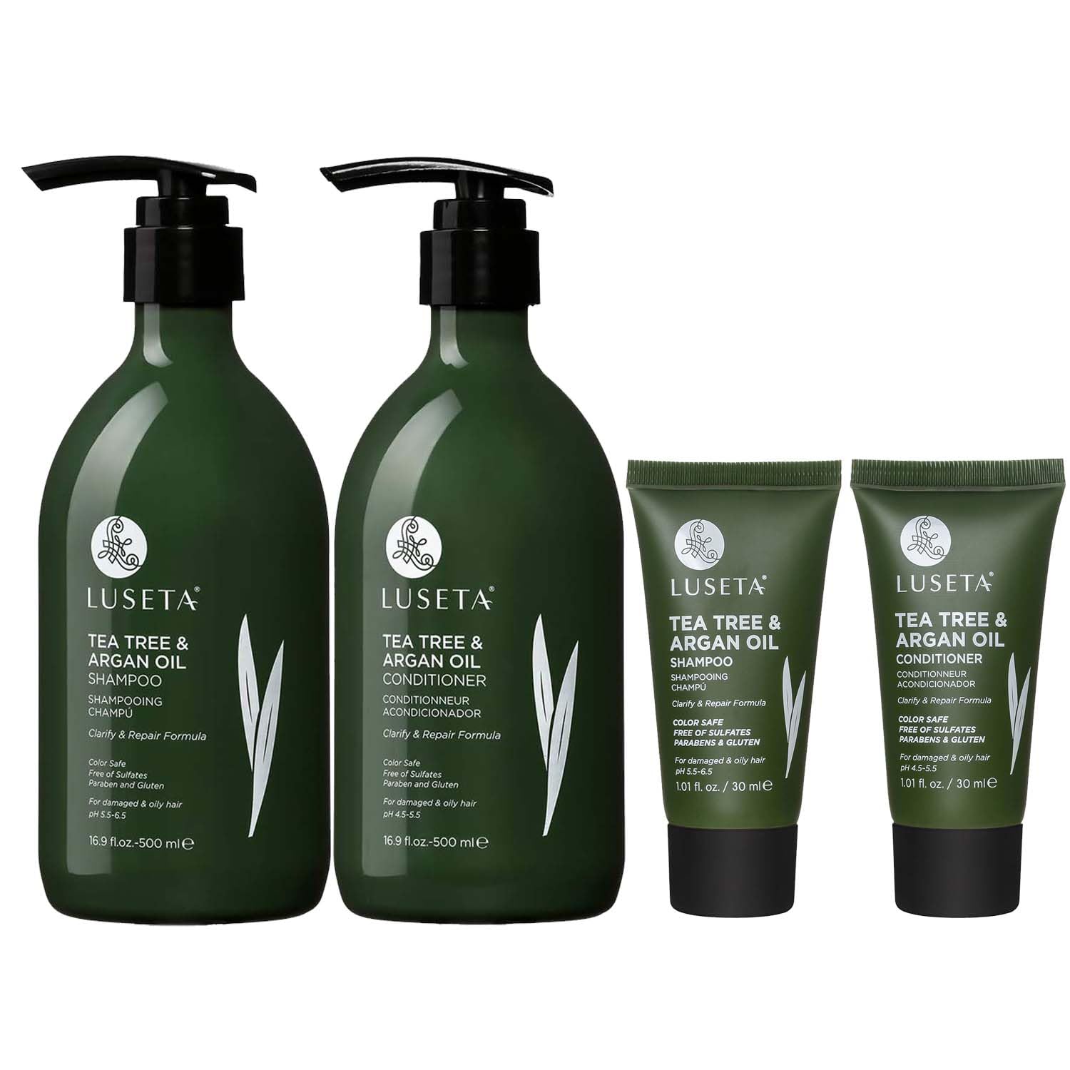 Amazon.com : Luseta Tea Tree Shampoo and Conditioner Set - Full