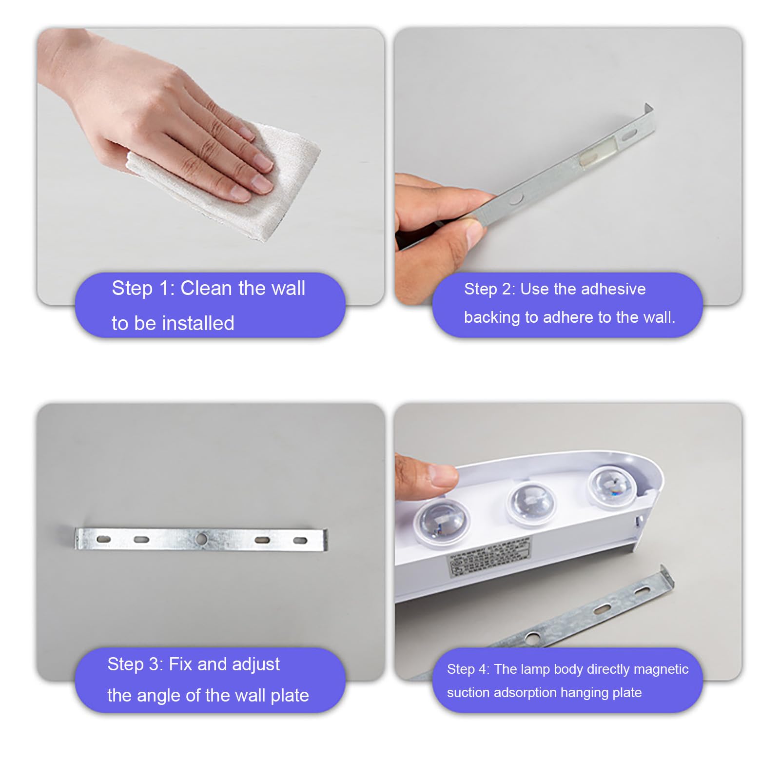 GZZBMY Außen IP65 Dimmbare Wandlampe LED Wandlicht Lampen Akku USB Wiederaufladbare Wandbeleuchtung mit Radar Bewegungssensor Touch Schalter für Terrassen Schlafzimmer (Schwarz,16W