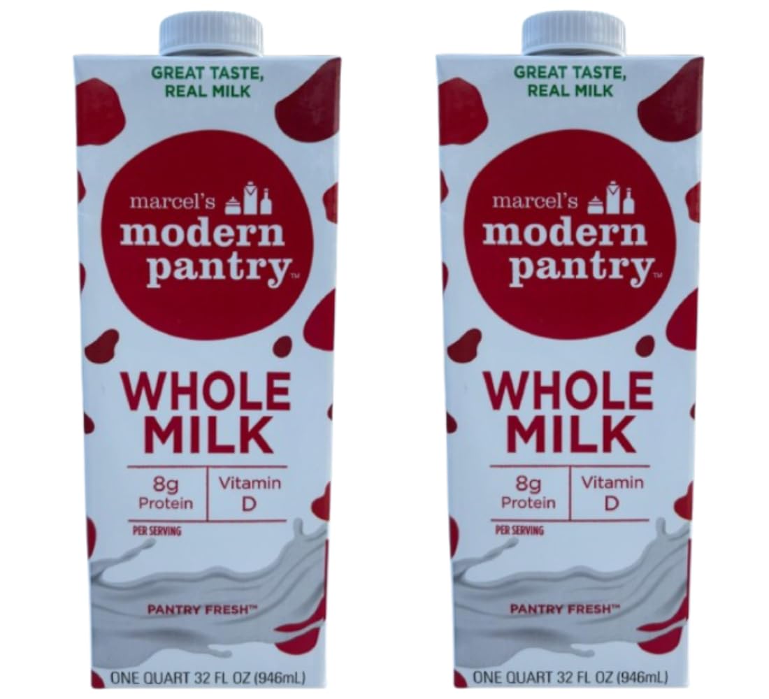 Amazon.com: Marcel's Modern Pantry Shelf-Stable Whole Milk 32oz