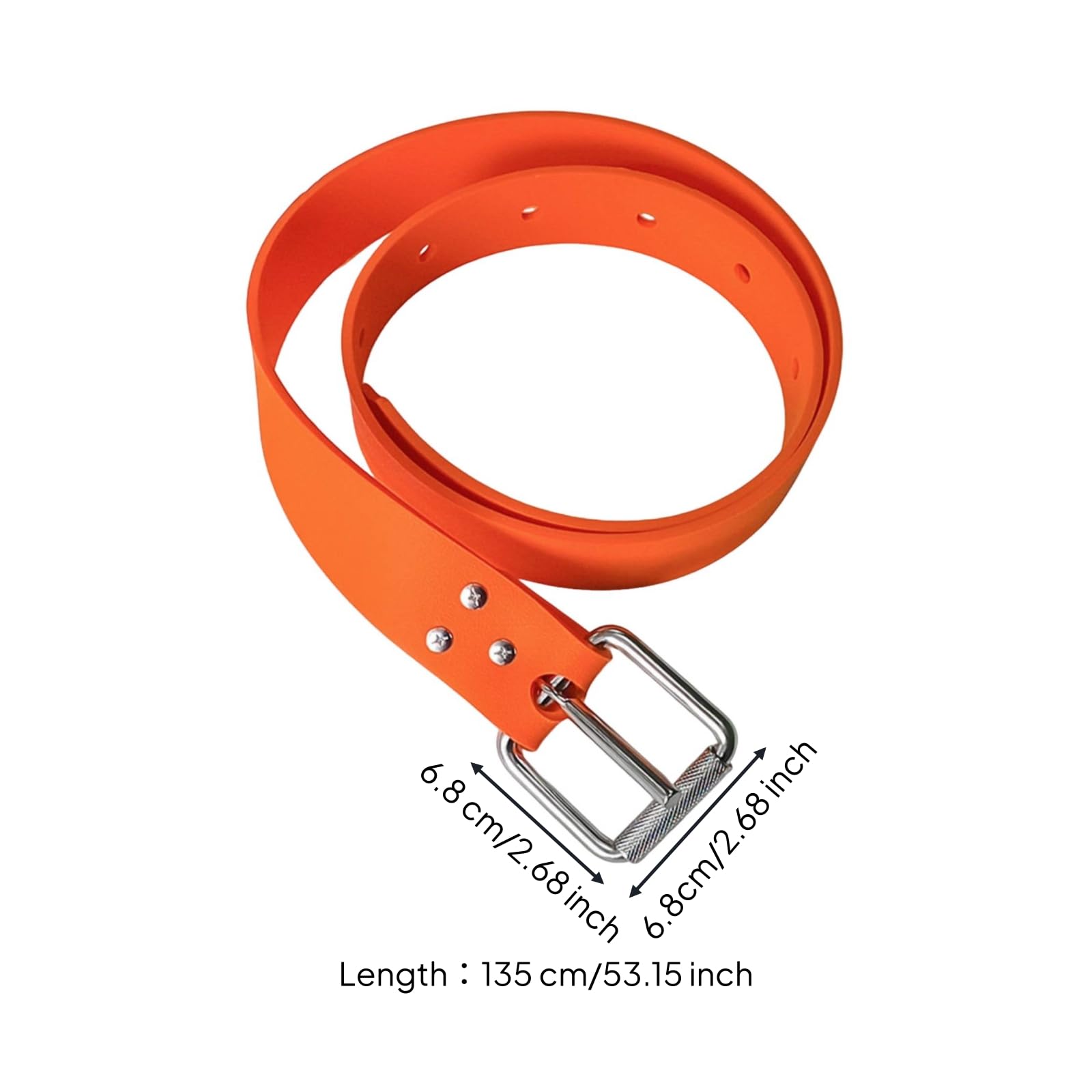 Ceinture Plongée avec Boucle à Dégagement Souple Ceinture Plongée En Silicone Inoxydable pour Apnée
