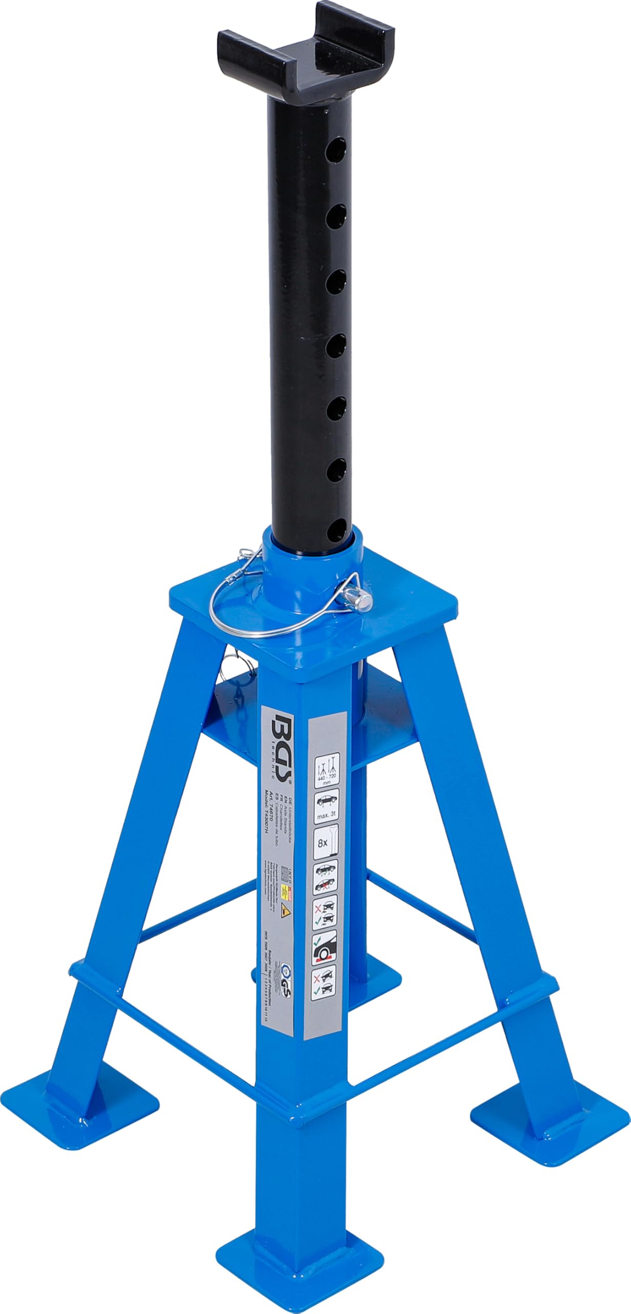 BGS 74670 | Unterstellbock | Traglast 3000 kg | Hub 440-720 mm