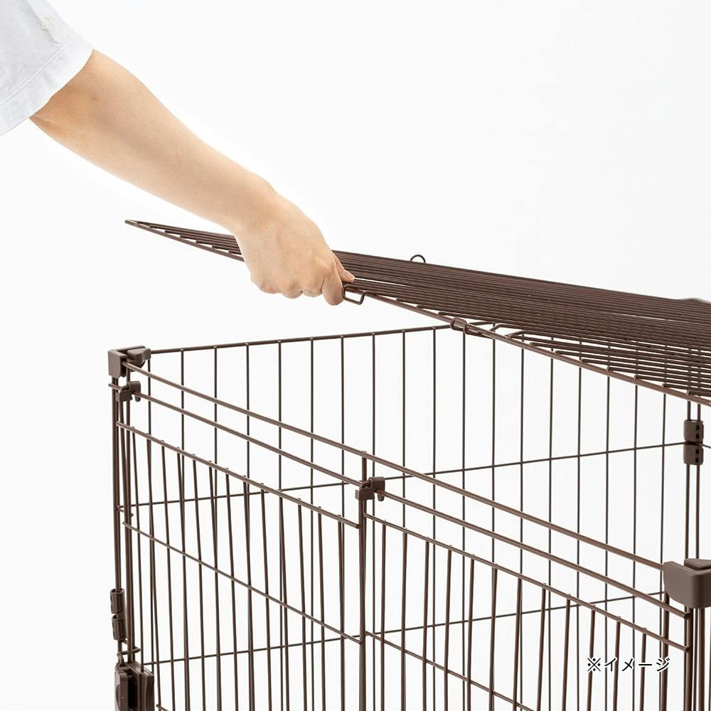 Amazon | カインズ(CAINZ) 屋根付きペットサークル L | ペット用品 犬