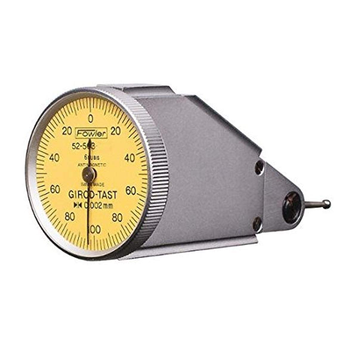 Fowler 52-563-474-0 Girod "Vertical" Test Indicator, 0-0.5mm Range