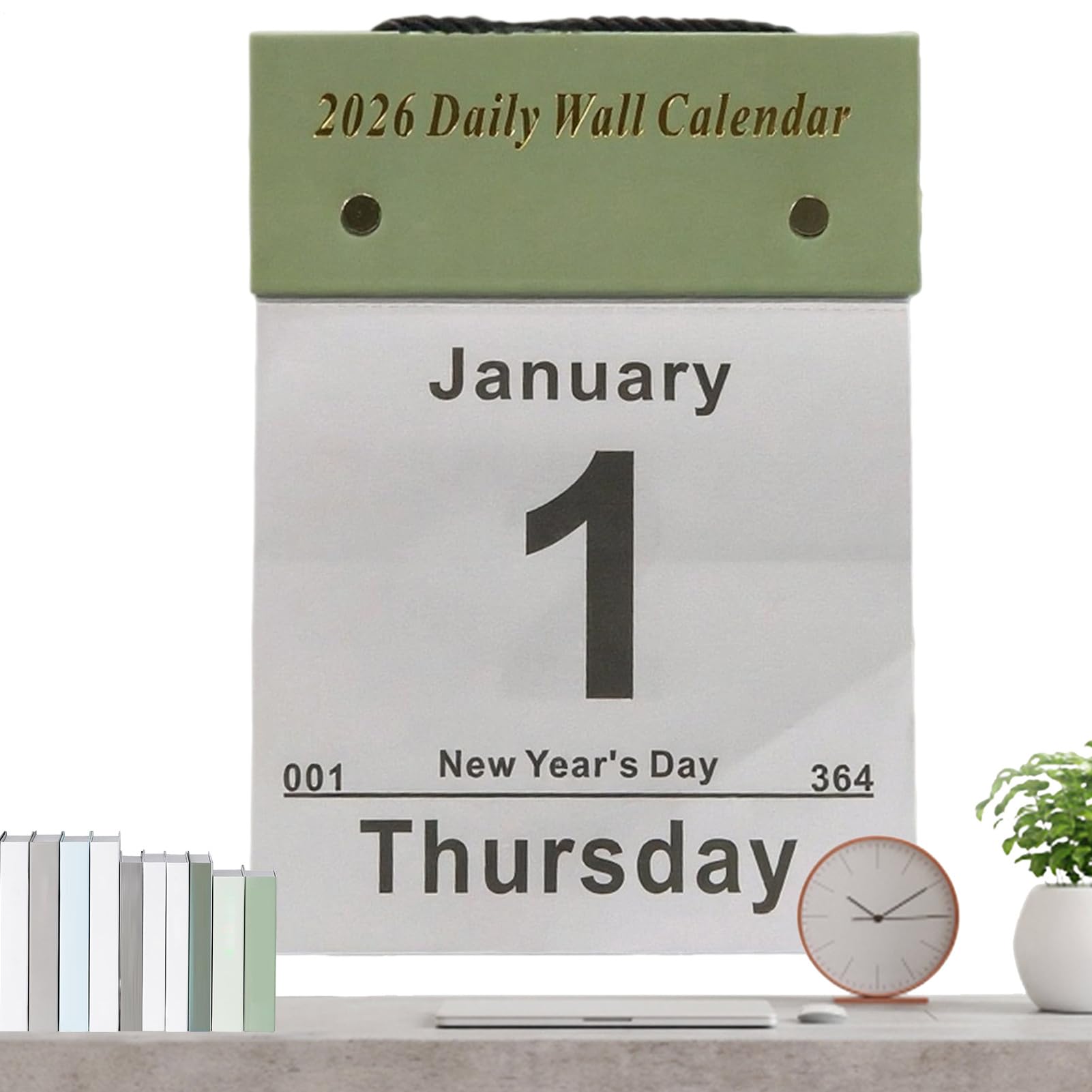 2026 Calendario Giornaliero Agenda Organizer Planner E Ornamento Staccabile | Calendario Giornaliero Da Parete Moderno per Studenti Adulti Insegnanti Soggiorno Camera da Dormitorio