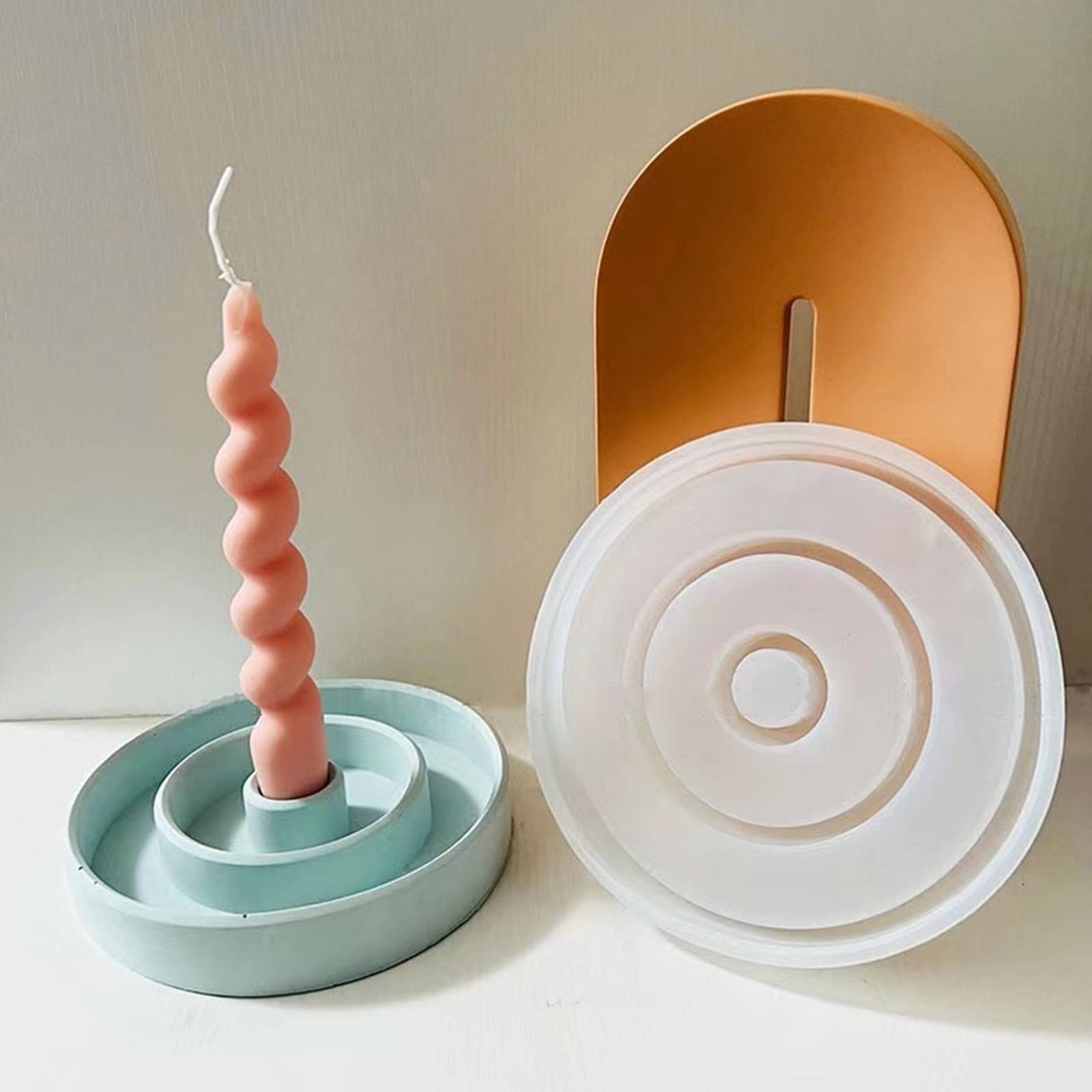 Holder Handmade Concrete Gypsum Mold Lipstick Container Resin Mold for Home Decorations