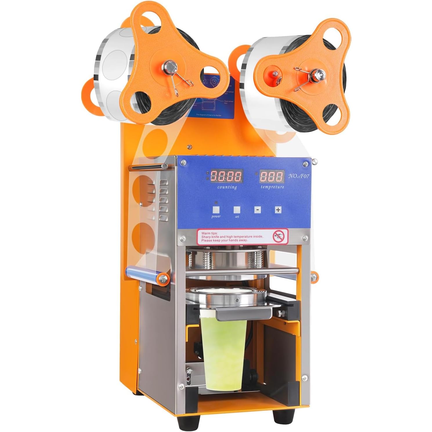 AYCDL Automatic Cup Sealing Machine, Milk Tea Sealing Machine, Commercial Cup Sealing Machine,for Beverage Shop