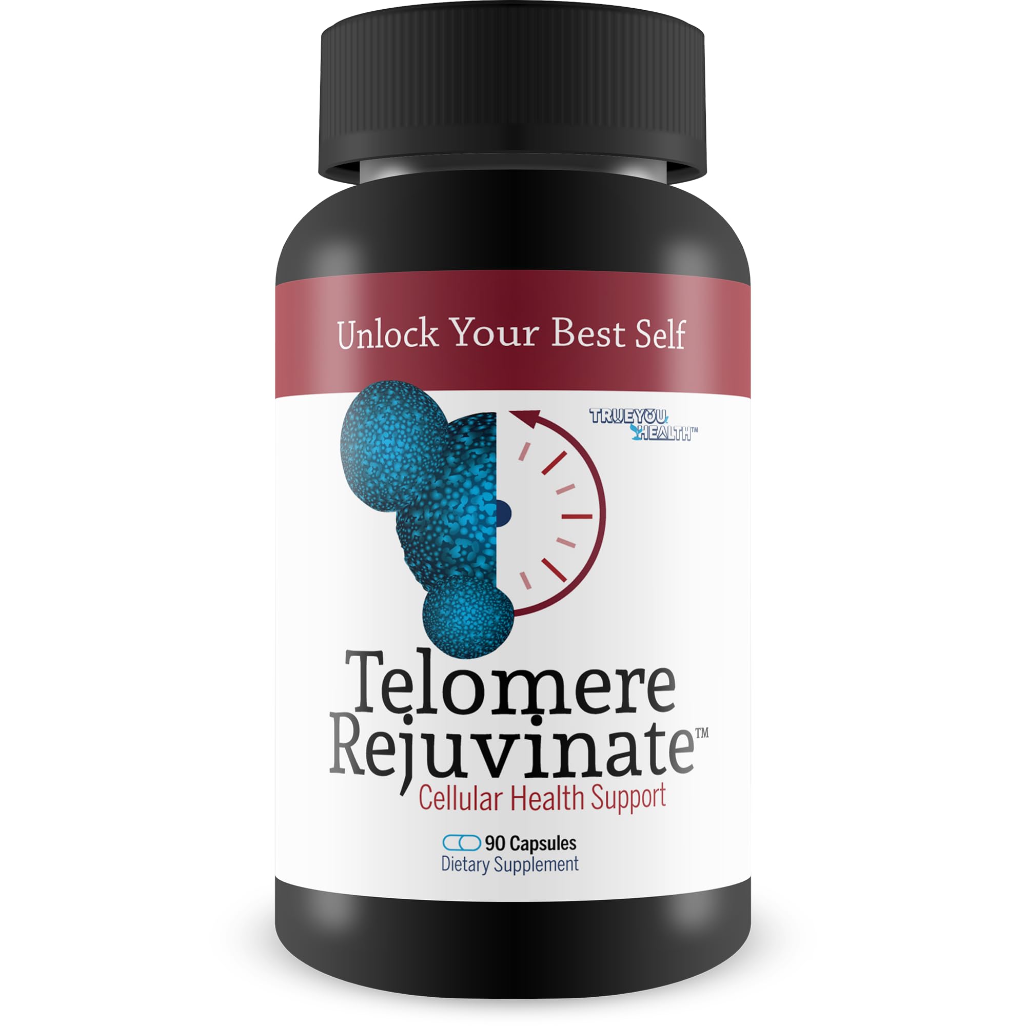 Telomere Rejuvinate - Our Best Telomere Support Supplement for Telomere Length - Telomere Supplements for Longer Telomeres Anti Aging - The Telomere Lengthening Supplements - Nad Supplement Powder Cap