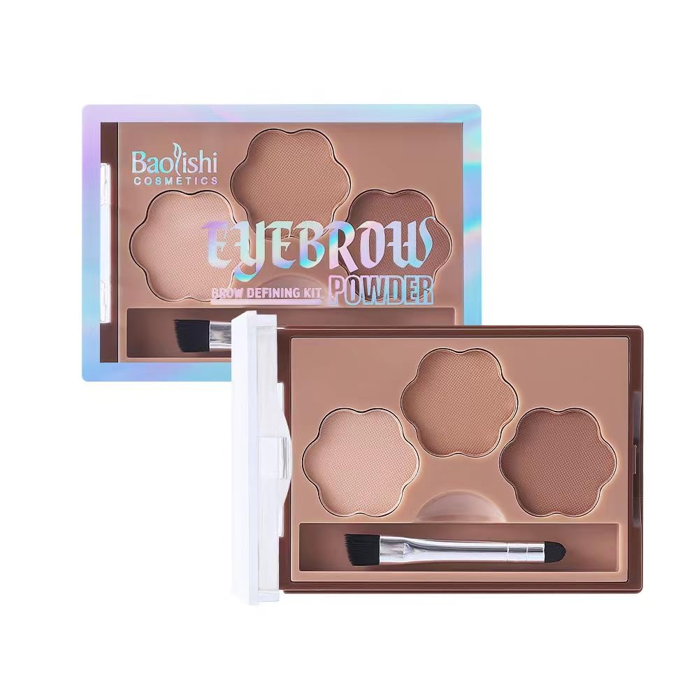AMAKOSilky soft three-dimensional eyebrow powder waterproof sweatproof not easy to smudge beginner eyebrow eyebrow cream makeup (04#)