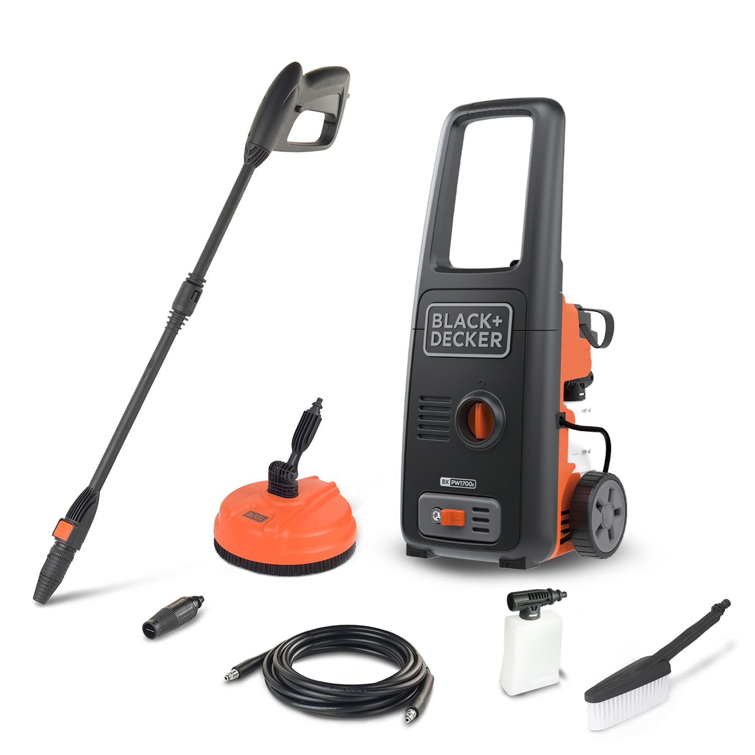 Black+Decker Hidrolimpiadora de Alta Presión BXPW1700PE