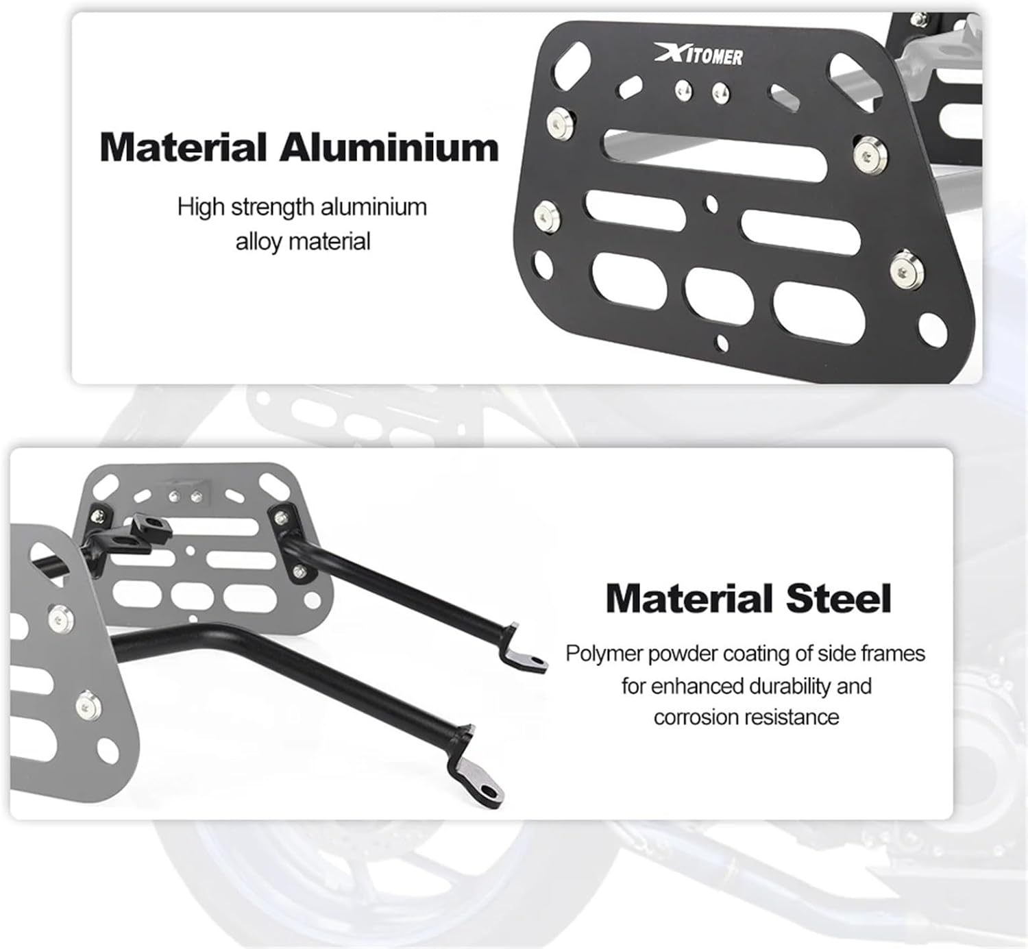 Replacement Motorcycle Saddlebag Support Bars Mounting Brackets For Suzuki GSX-S 950 GSX-S1000 2021-2023 2024 1000 Side Pannier Racks