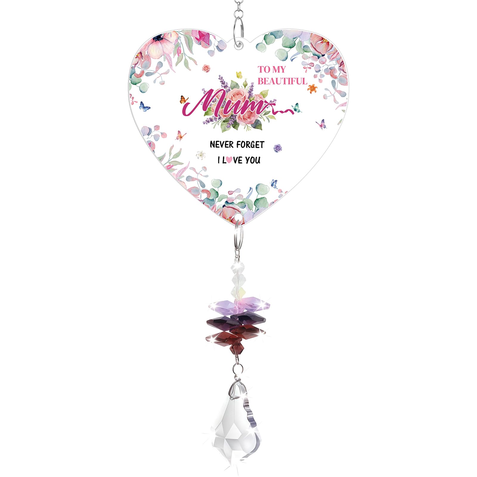 Gifts For Mum, Crystal Suncatcher, Mothers Day Mum Gifts, Mum's Birthday Gifts From Daughters & Sons, Presents For Mummy On Christmas, Valentine's Day, Mother's Day โ image 1