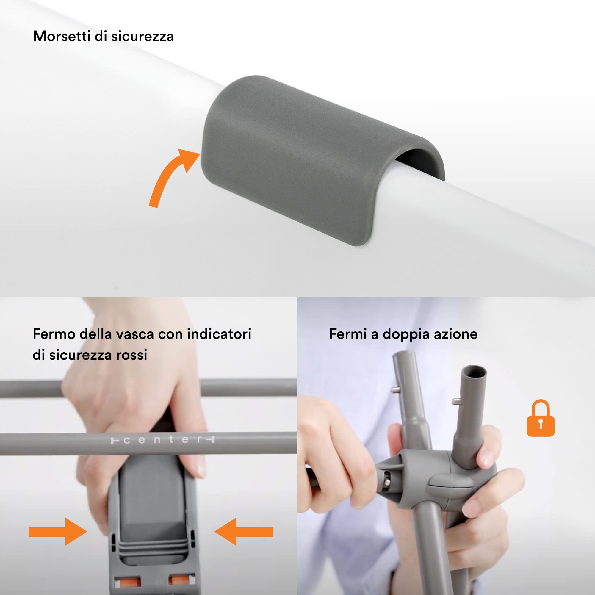 Stokke - Supporto da bagno Flexi, colore: grigio, non compatibile con Flexi Bath XL, ideale per neonati fino a 10 kg