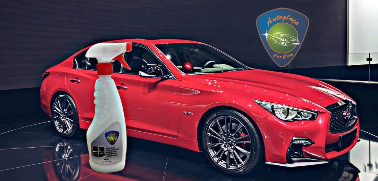 Autoglaze Polish/Cleaner for High Shine on car dashboards Tires, Vinyl