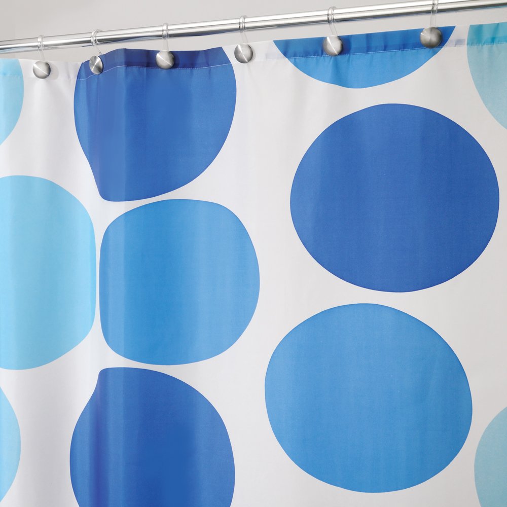 Rideau de douche bleu sarcelle 183x183 cm InterDesign pour créer une ambiance spa à la maison