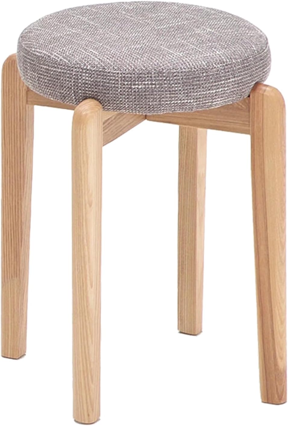462536 Stacking Chair, Stool, Stacking, Chair, Storage, Fabric, Gray