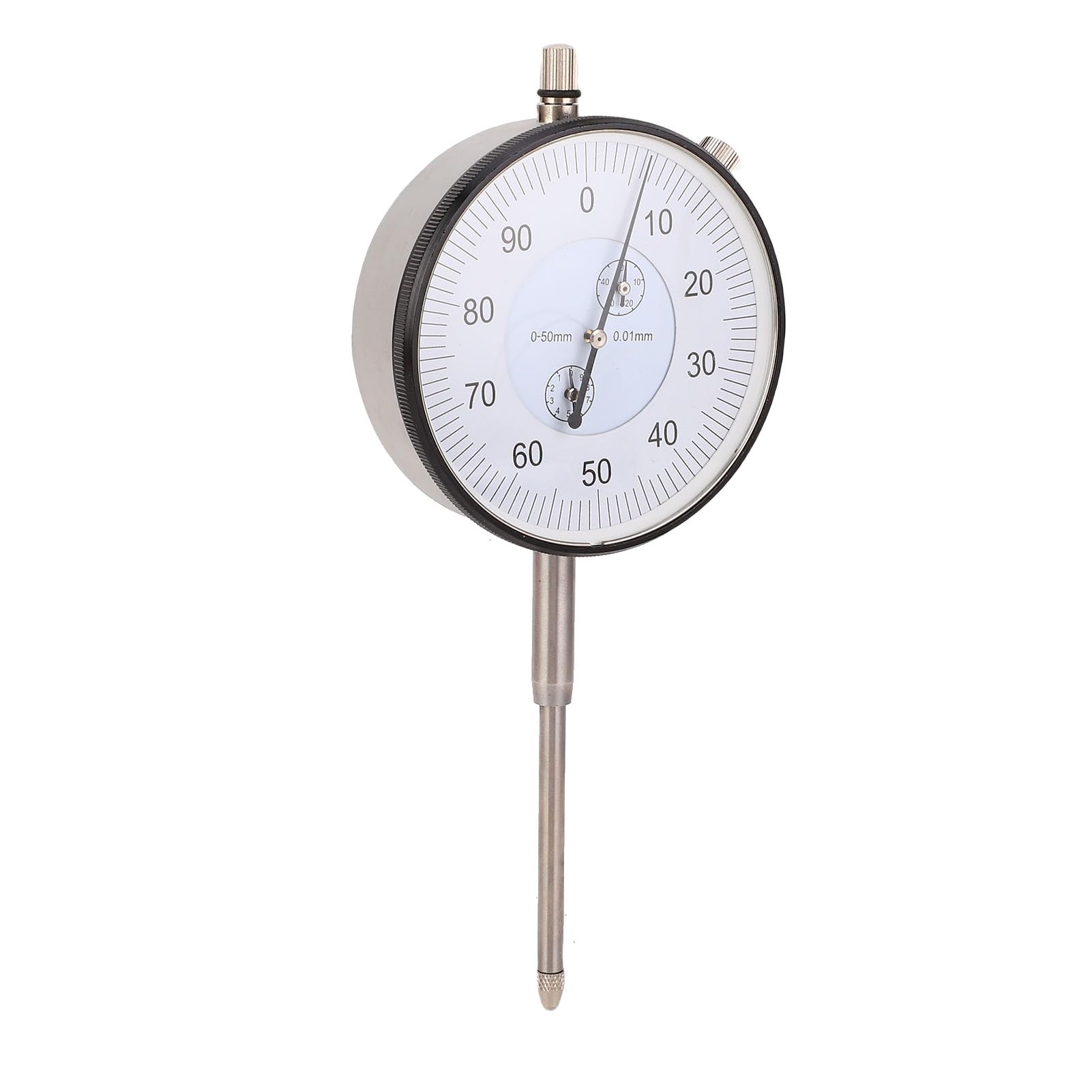 0,01 Mm Stoßfeste Mechanische Messuhr für Präzise Bearbeitung, Metrische Messuhr aus Edelstahl für Maschinen, Fertigung, Luftfahrt, Formenbau