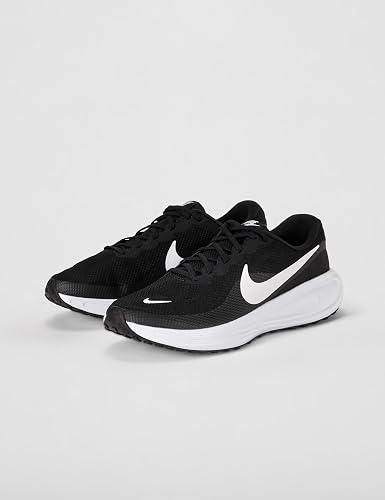 Nike Men's Revolution 8 Running Shoes, Black/White/Black, 8.5 - 6