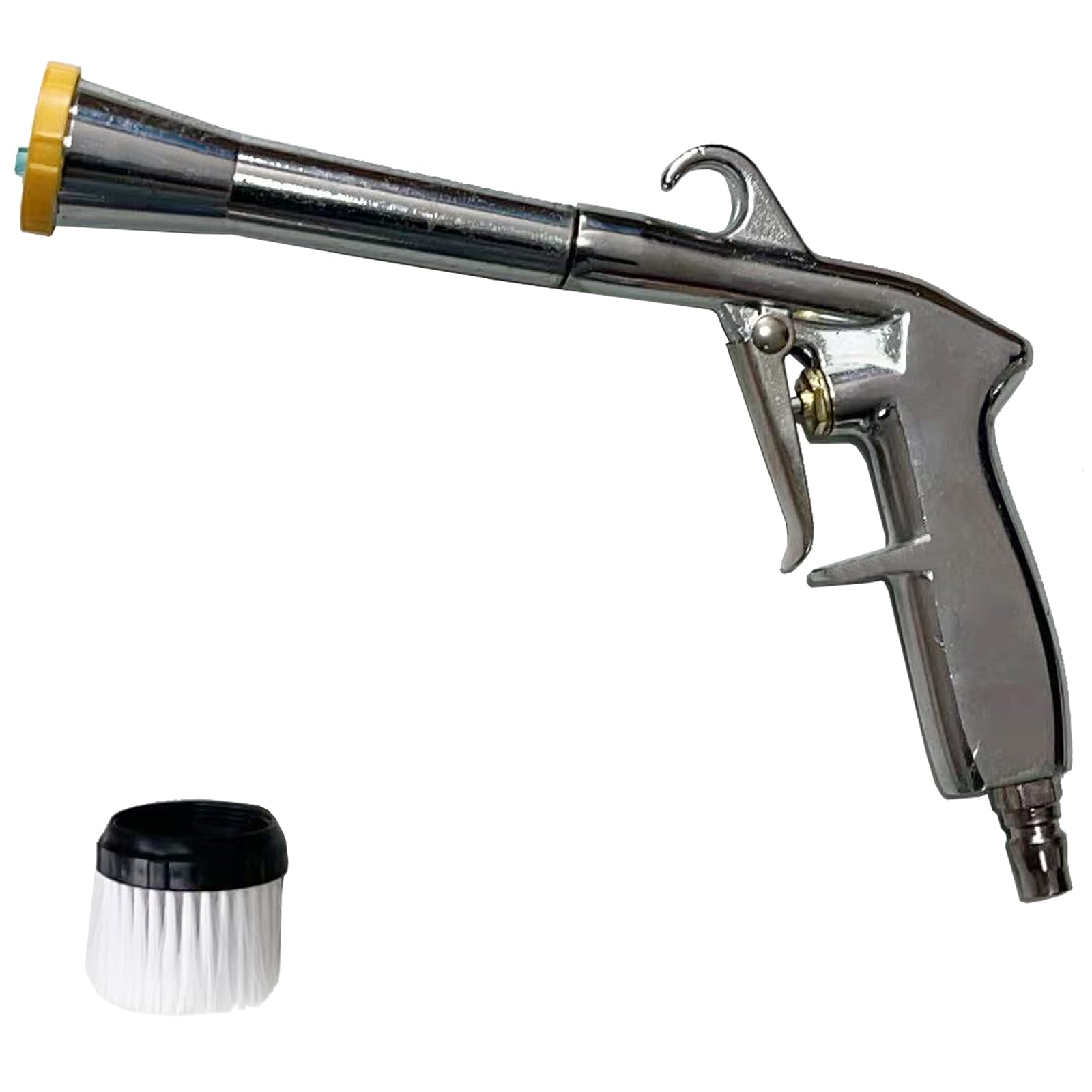 syhvu High Volume Air Blow Gun with Adjustable Brass Air Nozzle, Industrial-Grade Air Blower Gun, Essential Pneumatic Air Compressor Tool for