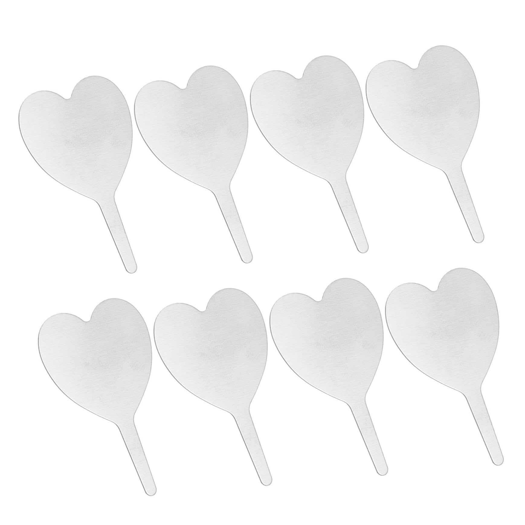 BESTonZON 100pièces Étiquettes De Jardinage Forme De Cœur De Plantes Pour Jardin
