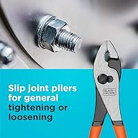 Vista 3 de BLACK+DECKER Juego de alicates, 4 piezas (BDHT84002)