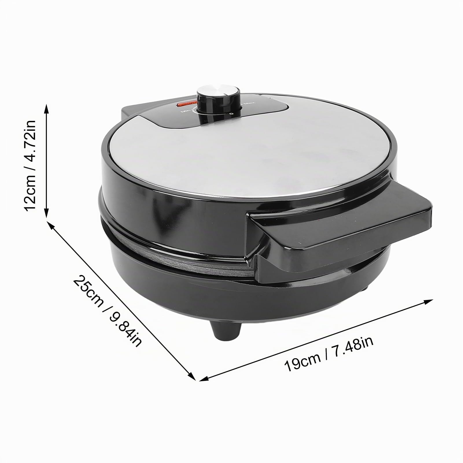 Fabricante de Cono de Waffle, 1000 W de Aluminio Eléctrico Comercial sin Palos de Recubrimiento de Helado Rollos de Helado para Panaderías de Panaderías de Cocina en Casa (EU