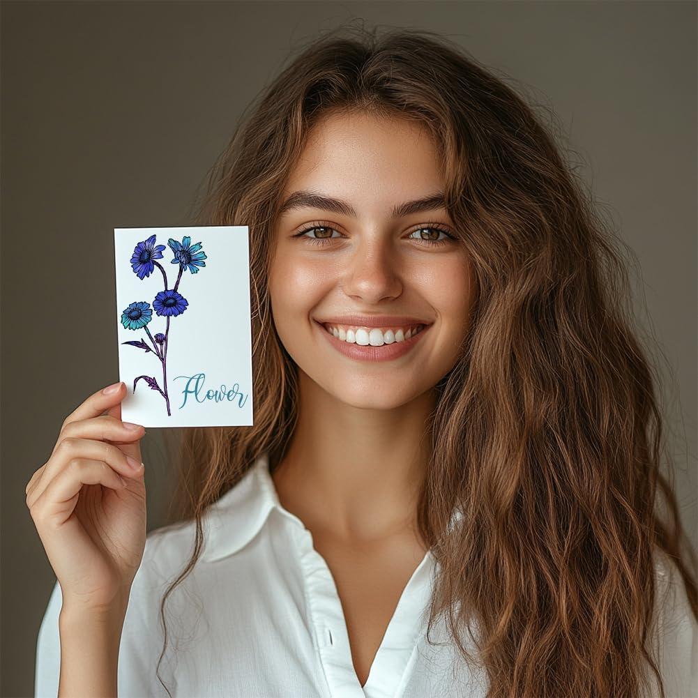 Transparente Silikon Briefmarke Vögel Design - 16x11cm DIY Stempel