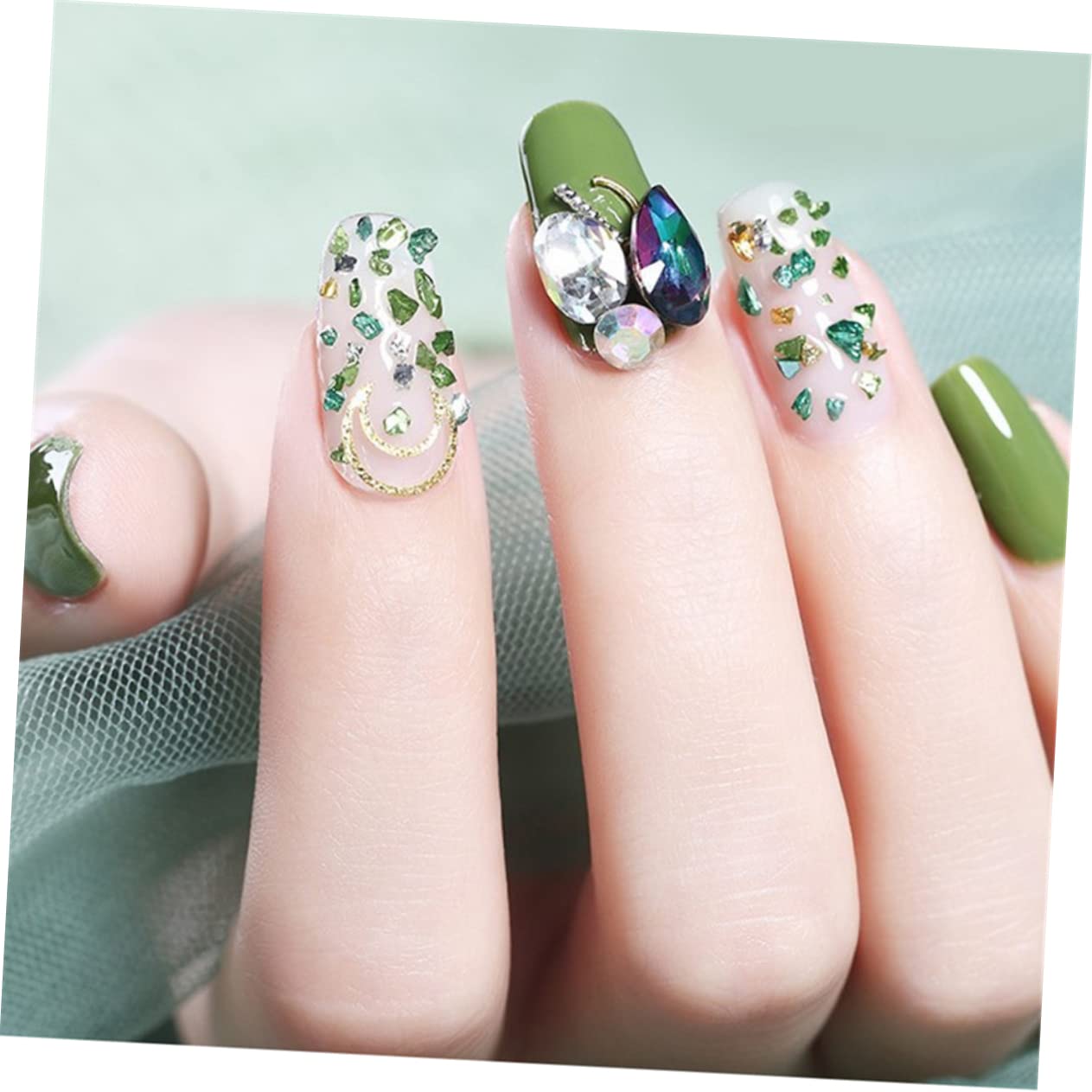 18 Set Accessori per Nail Art Decorazioni Diy per Unghie Forniture Manicure per Donne e Ragazze Materiali Leggeri e Resistenti per Unghie e Professionali