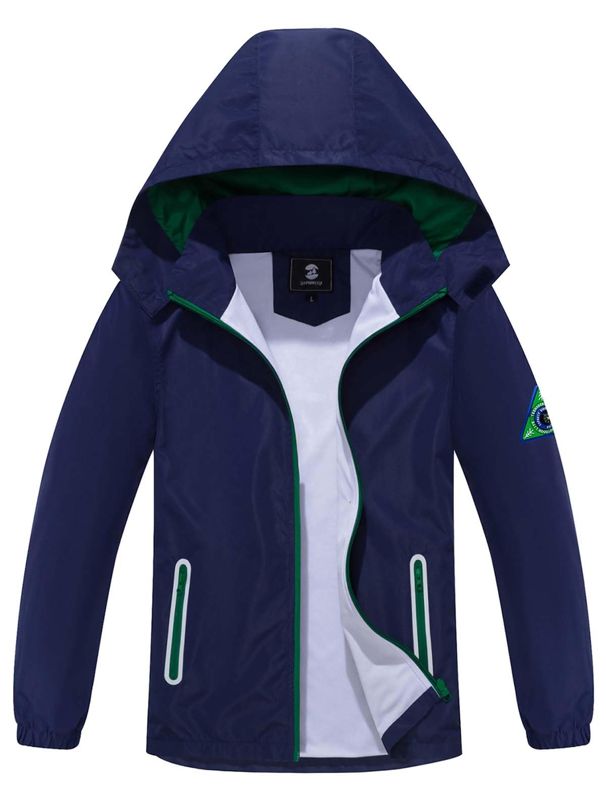 SaphiRose Kids Waterproof Rain Jacket