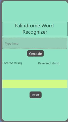 Palindrome Generator by Shaden