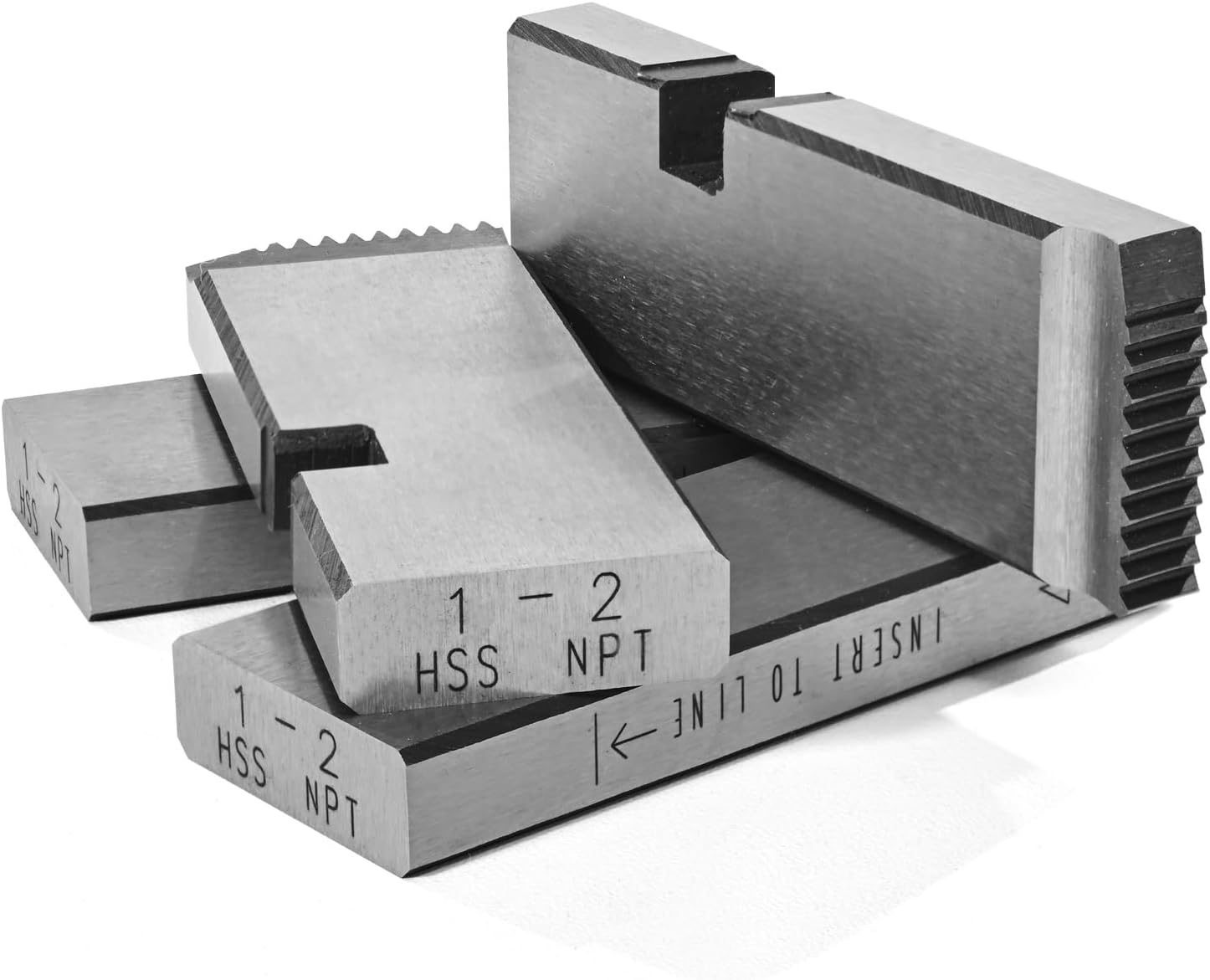 VEVOR Threading Machine Dies, 1"-2" NPT Pipe Dies(4 Packs), Right-Handed HSS Pipe Threading Dies, Fit VEVOR Split-Type Machines, RIDGID Universal Die Heads 504A, 711, 713, 811A, 815A, 816, 817, 842