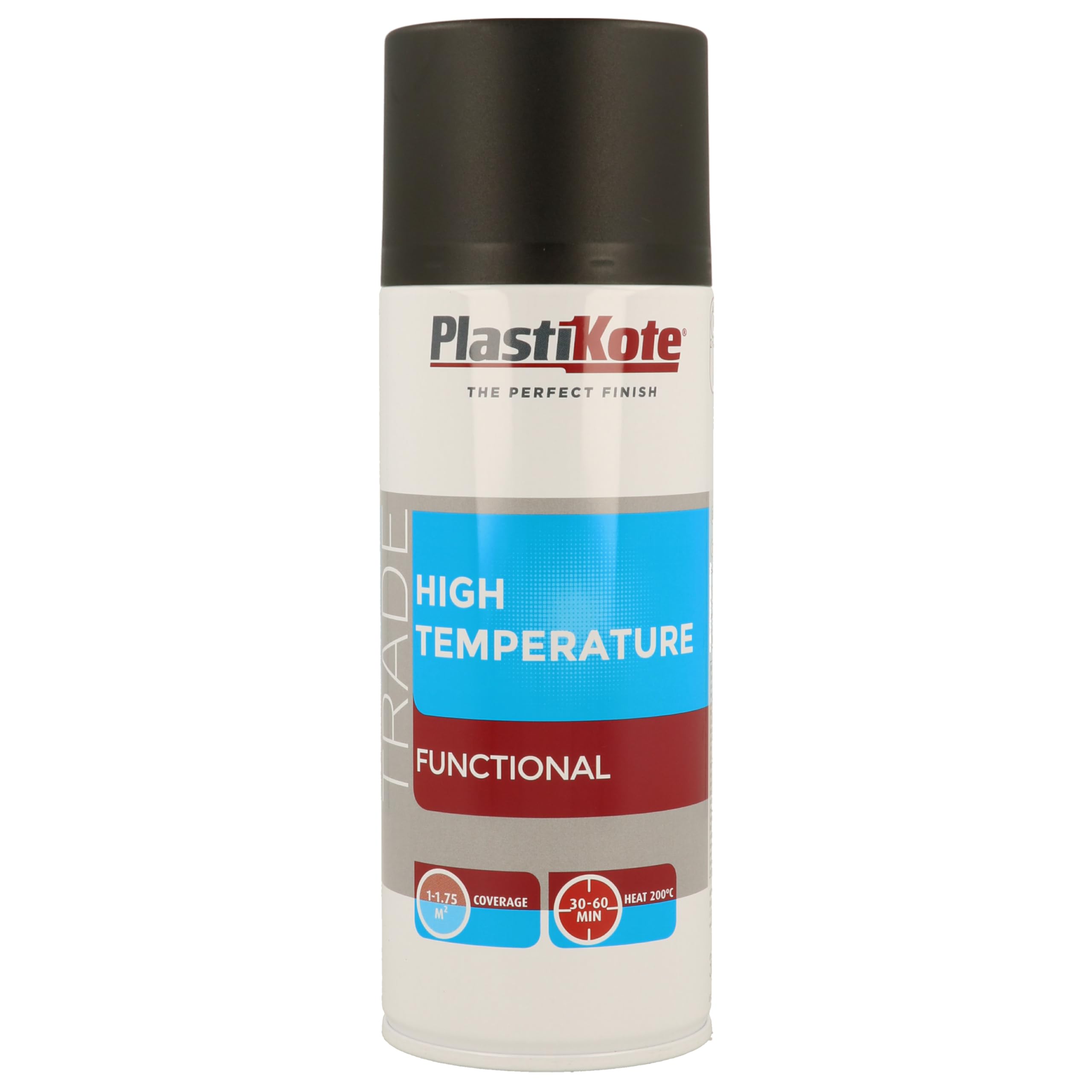 Plastikote High Temperature Spray Paint 400Ml In Black